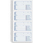 Adams Spiral Bound Phone Message Books 400 Sheet(s) - Spiral Bound - 2 Part - 5.25" x 11" Sheet Size - Assorted Sheet(s) - Recycled - 1 Each (SC1154D)