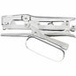 Advantus Ace Chrome Clipper Stapler Staples Upto 20 Sheet of 20lb Paper - Holds Upto 210 Staple - Full Strip - Staple Size: 0.25" - 2.63" Throat Depth - Chrome - Steel - 1 Each (07020)