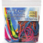 Brites File Bands Size: #117B - 7" Length x 0.1" Width - Reusable, Elastic, Stretchable, Latex-free, Freezer Safe, Microwave Safe, Durable - Pink, Blue, Orange - 50 / Pack (07800)