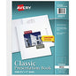 Avery(R) White Presentation Book Letter - 8 1/2" x 11" Sheet Size - 24 Sheet Capacity - Pocket(s): Internal - Polypropylene - Non-stick, Spill-free, Durable - 1 Each (47671)