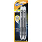 BIC Gel Retractable Pens 0.7 mm Medium Pen Point - Refillable - Retractable - Black Ink - Gel-based - Translucent Barrel - 2 / Pack (RLCP21BK)