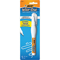 BIC Shake 'n Squeeze Correction Pen, White, 1 Pack Tip Applicator - 8 mL - White - 1 / Pack (WOSQPP11)