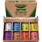Crayola 8-Color Crayon Classpack Red, Blue, Yellow, Orange, Green, Purple, Brown, Black, Violet - 800 / Box (528008)