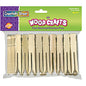 Creativity Street Flat-Slotted Clothespins 3.8" Length - Natural - Wood - 40 / Pack (368501)