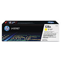 HP 128A, (CE322A) Yellow Original LaserJet Toner Cartridge