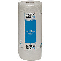 Pacific Blue(R) Kitchen Paper Towels, 2-Ply, 85 Sheet Roll 2 Ply - 8.80" Width x 11" Length - 85 Sheets/Roll - White - 1 Roll (27385)