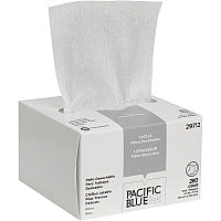 Pacific Blue Basic AccuWipe Recycled Disposable Delicate Task Wipers For Precision Part, Instrument, Lens - Absorbent, Soft, Non-abrasive, Disposable, Streak-free - Fiber - White - 280 / Box (29712)