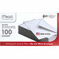 Mead Plain White Envelopes Business - #6 3/4 - 3 5/8" Width x 6 1/2" Length - Gummed - White - 100 / Box (75100)