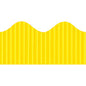 Bordette Decorative Border Rectangle with Scalloped Trim Shape - Pin-up - Fadeless - 4" Height x 2.25" Width x 600" Length - Canary - Paper - 1 Roll (37084)