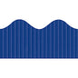 Bordette Decorative Border Rectangle with Scalloped Trim Shape - Pin-up - Fadeless - 4" Height x 2.25" Width x 600" Length - Royal Blue - Paper - 1 Roll (37204)