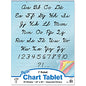Pacon Cursive Cover Colored Paper Chart Tablet 25 Sheets - 1" Ruled - 24" x 32" Sheet Size x 24" Width x 32" Length - Assorted Paper - Recycled - 1 Each (74731)