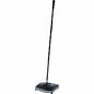 Rubbermaid Commercial Floor/Carpet Sweeper Nylon Bristle - 6.50" Brush Face - 9.5" Overall Length - Plastic Handle - Gray - 1 Each (421288BK)