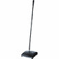 Rubbermaid Commercial Dual Action Sweeper 7.50" Brush Face - 42" Handle Length - 10.5" Overall Length - Black - 1 Each (421388BK)