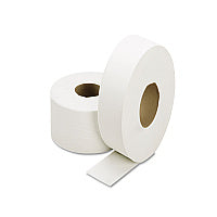 AbilityOne(R) Jumbo Roll Toilet Paper, 1-Ply, 2,000-ft., 12 Rolls (NSN5909072)