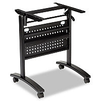 Alera Valencia Flip Training Table Base, Modesty Panel, 28.5w x 19.75d x 28.5h, Black (ALEVA734836BK)