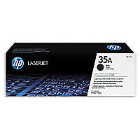 HP 35A, (CB435A) Black Original LaserJet Toner Cartridge