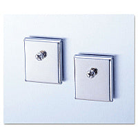 Universal Cubicle Accessory Mounting Magnets, Silver, (UNV08172)