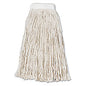 Boardwalk Cut-End Wet Mop Head, Cotton, #16, White, 12/Carton (BWK2016CCT)