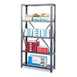 Safco Commercial Steel Shelving Unit, Five-Shelf, 36w x 18d x 75h, Dark Gray (6266)