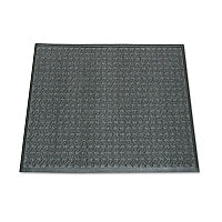 AbilityOne 7220015826247, SKILCRAFT 3-Mat Entry System Scraper Mat, 24 x 32, Black
