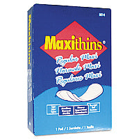 HOSPECO Maxithins Vended Sanitary Napkins #4, Maxi, 100 Individually Boxed Napkins/Carton (MT4FS)