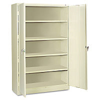 Tennsco Assembled Jumbo Steel Storage Cabinet, 48w x 24d x 78h, Putty (J2478SUPY)