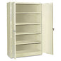 Tennsco Assembled Jumbo Steel Storage Cabinet, 48w x 24d x 78h, Putty (J2478SUPY)