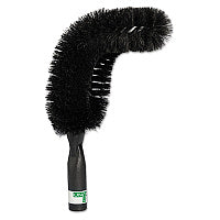 Unger StarDuster Pipe Brush, Green Polypropylene Bristles, 7.5" Brush, 6" Black Plastic Handle