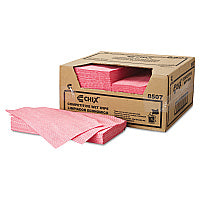 Chix Wet Wipes, 11.5 x 24, White/Pink, 200/Carton (8507)