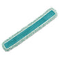 Rubbermaid HYGEN Dust Mop Heads With Fringe, Green, 48", Microfiber (Q449)