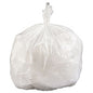 Inteplast Group High-Density Commercial Can Liner Value Pack, 33 gal, 14 mic, 33" x 39", Clear, Interleaved Roll, 25 Bags/Roll, 10 Rolls/CT (VALH3340N16)