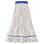 Boardwalk(R) Super Loop Mop Head, Cotton/Synthetic, XL, 12 Mop Heads (BWK504WH)