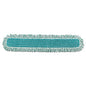 Rubbermaid HYGEN Dry Dusting Mop Heads with Fringe, 36", Microfiber, Green (Q438)