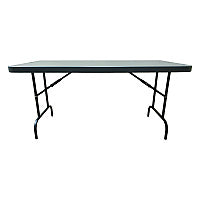 AbilityOne 7110017110901, SKILCRAFT Blow Molded Folding Tables, Rectangular, 60w x 30d x 29h, Charcoal Gray