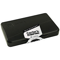 Carter's Pre-Inked Micropore Stamp Pad, 4.25" x 2.75", Black (21281)