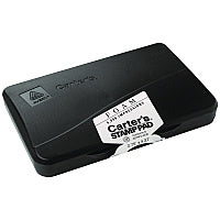Carter's Pre-Inked Foam Stamp Pad, 4.25" x 2.75", Black (21381)