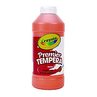 Crayola Premier Tempera Paint, Orange, 16 oz Bottle (541216036)