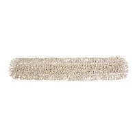 Boardwalk(R) Dust Mop Head, 3" x 48", Cotton, White (BWK1048)
