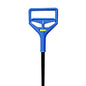 Impact Janitor Style Screw Clamp Mop Handle, Fiberglass, 64", Blue (94)