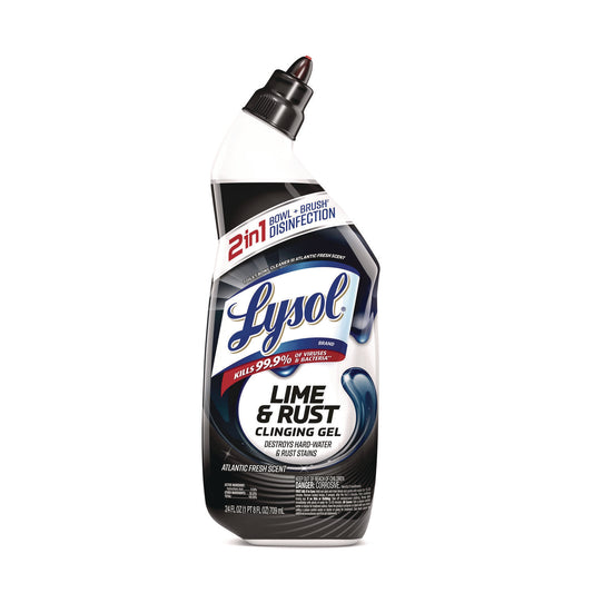 Lysol(R) Toilet Bowl Cleaner, Lime/Rust Remover, 24 oz. Bottle (98013EA)