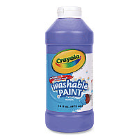 Crayola Washable Paint, Blue, 16 oz Bottle (542016042)
