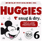 Huggies(R) Sung and Dry Diapers, Size 6, 35+ lbs., 104 Diapers (51516)