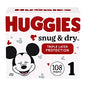 Huggies(R) Snug and Dry Diapers, Size 1, 8-14 lbs., 108 Diapers (54645)