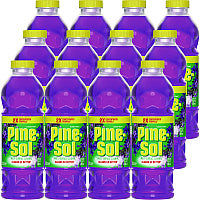 Pine-Sol Multi-Surface Cleaner Concentrated, Lavender Clean, 24 oz Bottle, 12/Carton (60153CT)