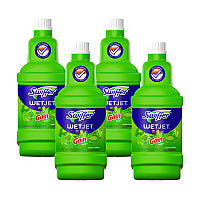 Swiffer WetJet System Cleaning-Solution Refill, Original Scent, 1.25 L Bottle, 4/Carton (77809)