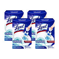 Lysol(R) Click Gel Automatic Toilet Bowl Cleaner, Ocean Fresh, 6/Box, 4 Boxes/Carton (89059CT)