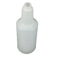 Impact Plastic Bottles with Graduations, 32 oz, Clear, 12/Carton (5032WGDZUN)