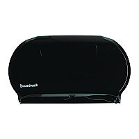 Boardwalk(R) Jumbo Roll Toilet Paper Dispenser, 2 Rolls, Black (BWK1529)