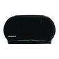Boardwalk(R) Jumbo Roll Toilet Paper Dispenser, 2 Rolls, Black (BWK1529)