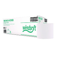 Windsoft Center-Flow Perforated Paper Towel Roll, 7.3 x 15, White, 6 Rolls/Carton (WIN1420B)